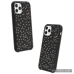 Kate Spade NY Protective Hard Shell Case for Apple iPhone 11 Pro: Dots & Gems - Thumbnail 4